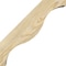 Ekena Millwork 4"W x 12"D x 12"H Funston Rough Sawn Knee Brace, Douglas Fir BRC04X12X12FST00RDF - alternate 2